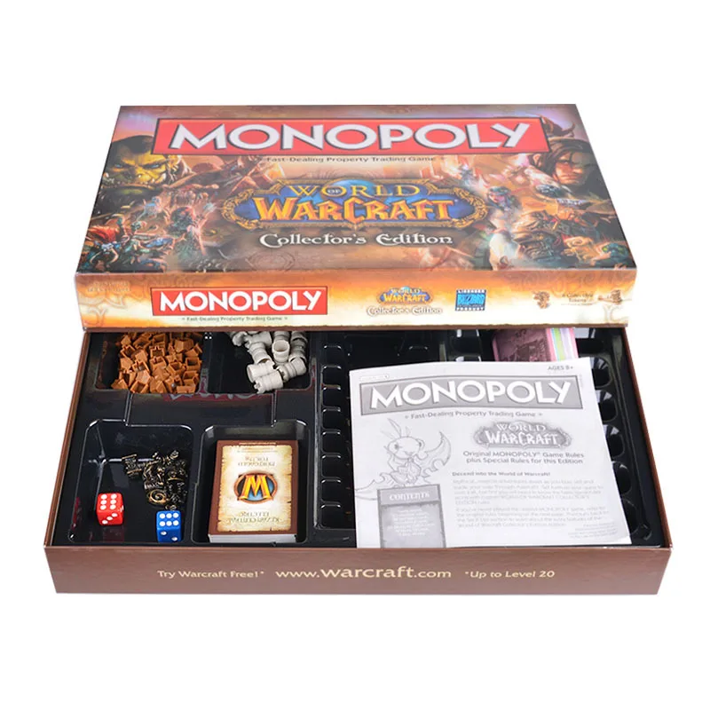  Hasbro Board Game Play Table Card Gaming MONOPOLY DOCTOR WHO ZELDA WARCRAFT Collections Gifts