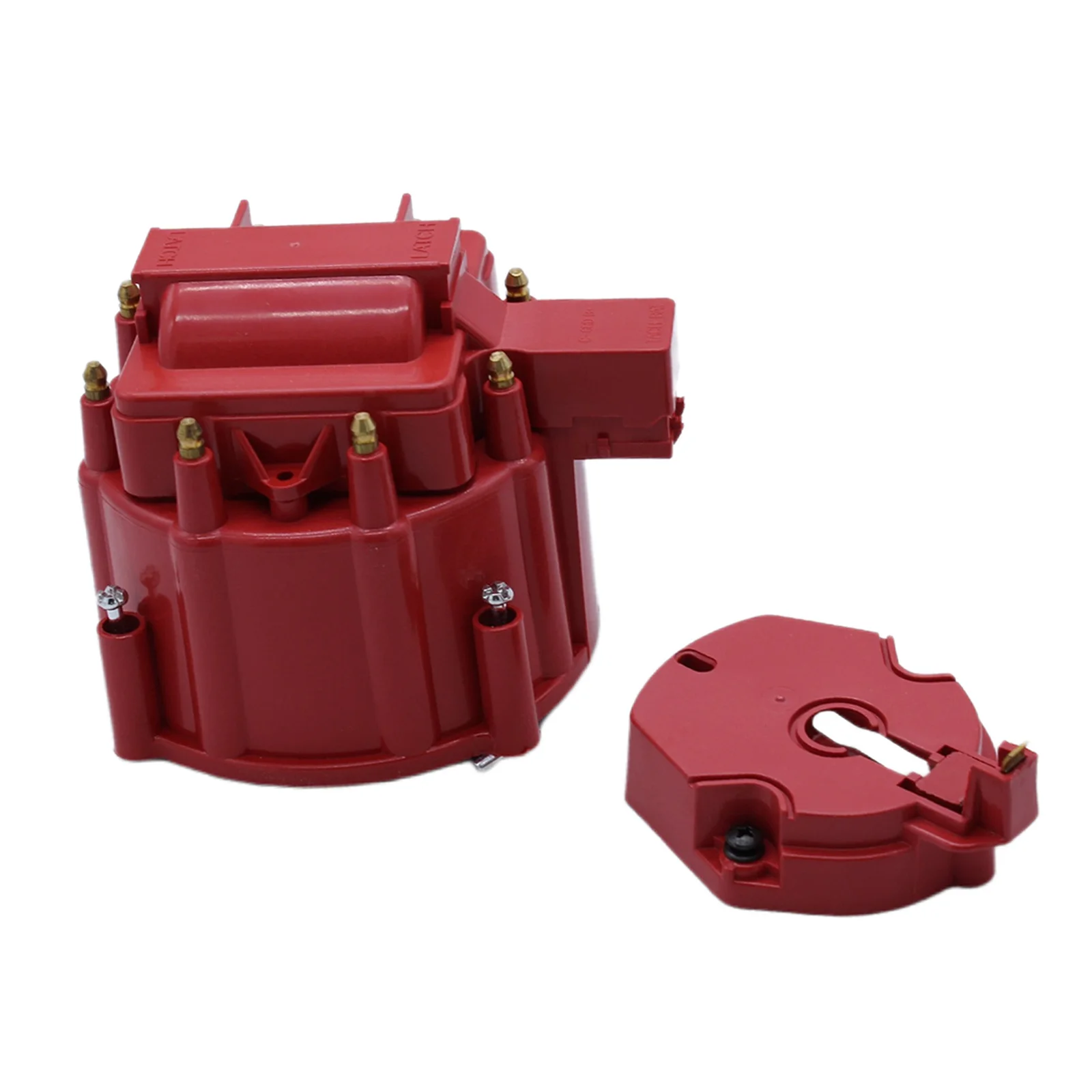 Distributor Cap and Rotor Coil Cover Kit For SBC  305 350 454 Durable Heavy Duty