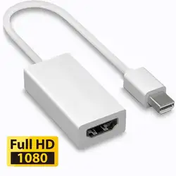 Kuulee мини адаптер DP к HDMI кабель для Apple Mac Macbook Pro Air Ноутбук Дисплей порт Дисплей Порт DP к HDMI конвертер