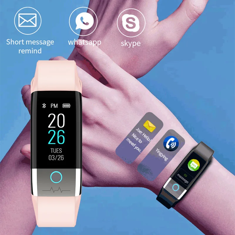 X1 Спортивные Bluetooth мужские смарт браслет PPG + ECG часы кровяное давление Пульс IP67