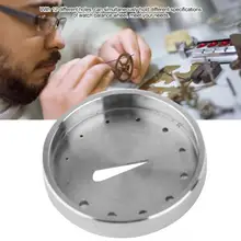 Портативный 30106 стальные часы баланс Hairspring удерживающий инструмент регулировки с отверстиями часы Ремонт аксессуар инструмент для часовщика