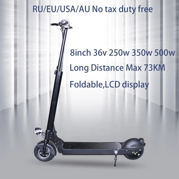 شراء لا ضريبة 250 واط/350 واط/500 واط سكوتر كهربائي الكبار للطي سرعة سكوتر كهربائي 3 طرق السرعة 8 Inche IP54 75 كجم E سكوتر سكيت