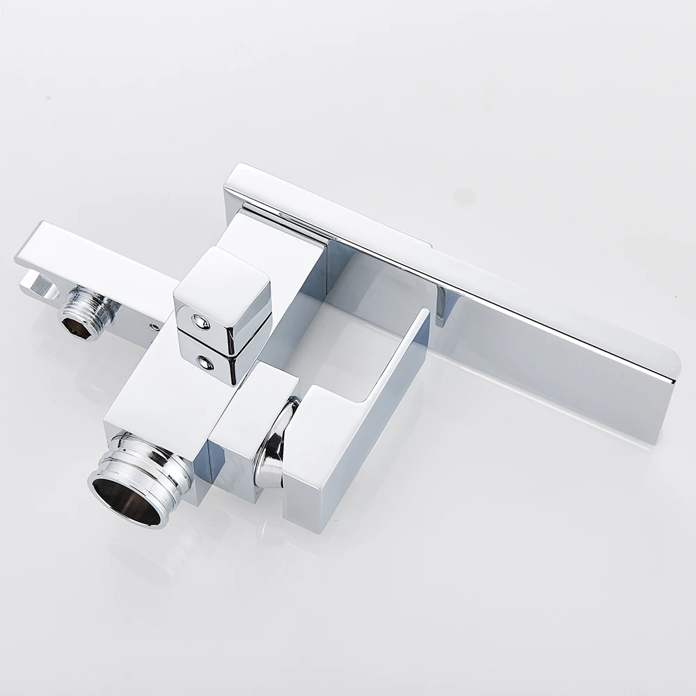Смеситель для ванны хромированный со светодиодсветильник кой|faucet led|faucet showerfaucet led