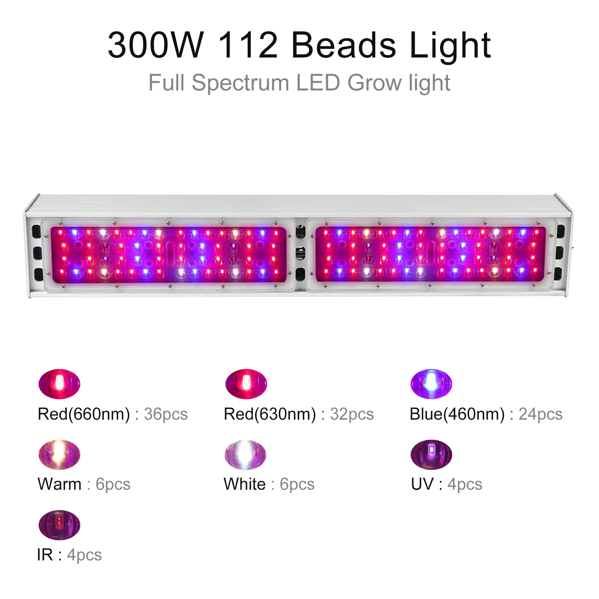  150W 300W 450W 600W 750W LED Grow Light Full Spectrum Waterproof IP65 Growth Lamp for plants hydrop - 32956399683