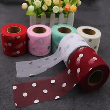 

New Product 10 Yards/Roll Organza Tulle Reel Fabric Ribbon DIY Skirt Fabric Gift Craft Party Wedding Christmas Ornament Silver