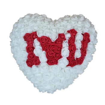 

I LOVE YOU 30cm Heart Rose Flower Artificial Decoration Christmas Gifts Women Valentines Gift