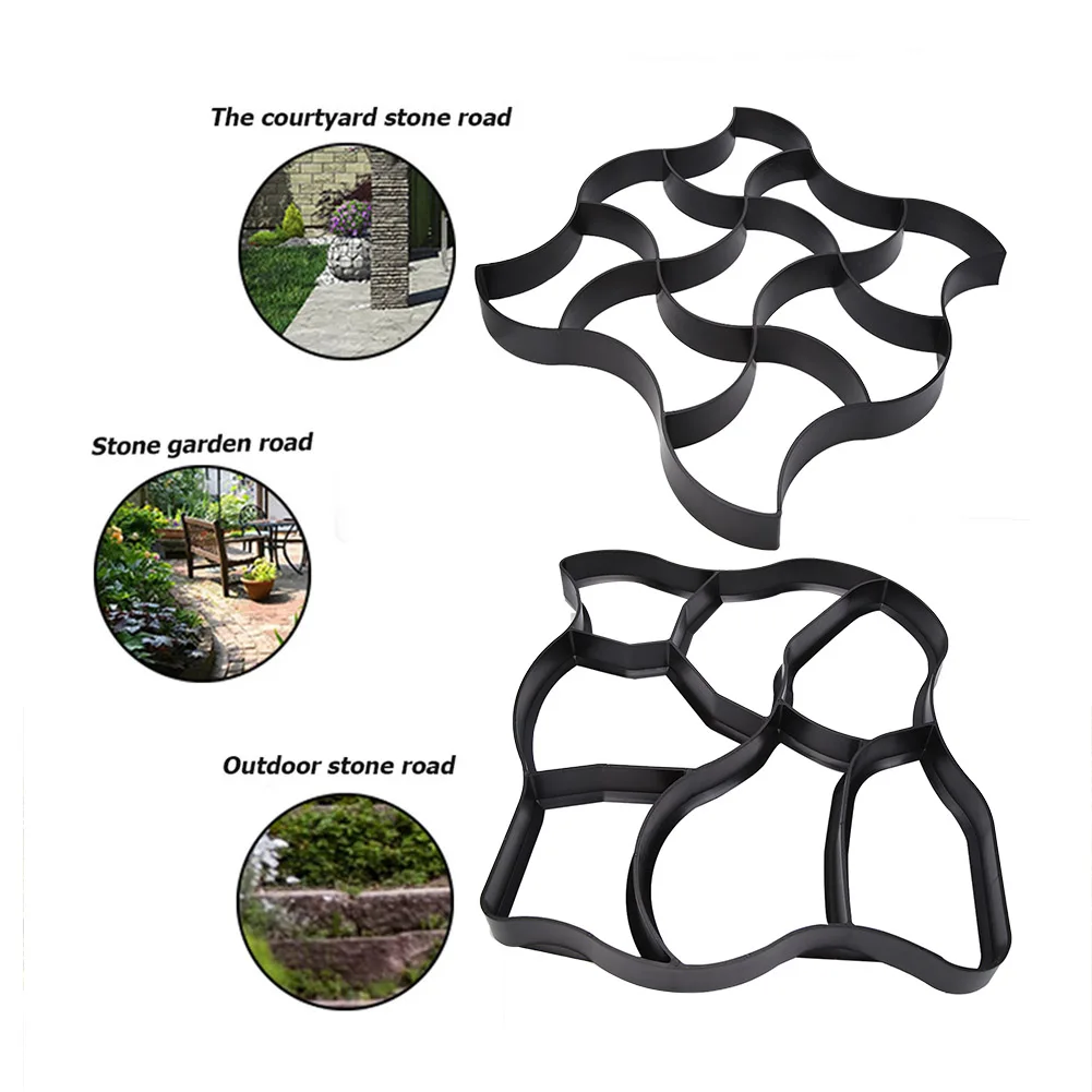 Бетонные формы для сада, дорожка, цементная форма со своими руками тротуарный кирпич, дорога, пластиковые формы скребок для рук шпатель форма для бетона бетонная форма садовая дорожка бетонная форма укладочный штамп