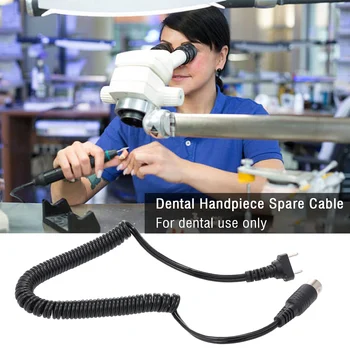 

ABS Handpiece Spare Cable with 2 Pins for Micro Motor Dental Equipment for Dental Lab Use Dental Supply Accessory Oral Care Tool