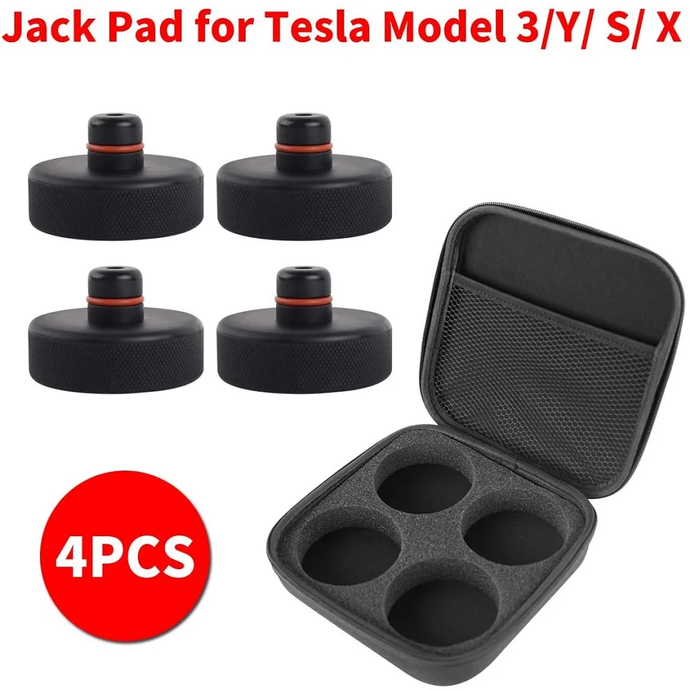 Car Jacks For Tesla Model 3/s/x/y Car Rubber Lifting Jack Pad Adapter