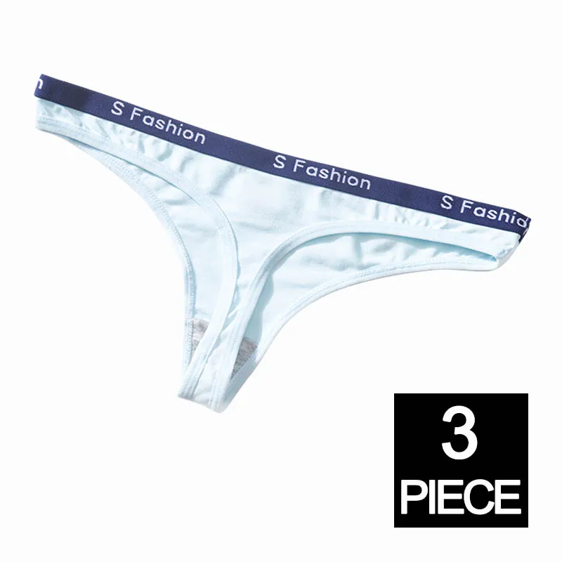 Q 3pcs Женские сексуальные трусики-стринги, набор хлопковых трусов, мягкое нижнее белье, удобные стринги с буквами, плюс трусики большого размера, нижнее белье XL, 3 шт./лот,# D - Цвет: Q 3pcs