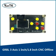GRBL – carte contrôleur hors ligne CNC 3 axes 1 pouce/1.8 pouce pour Machine à graver PRO 1610/2418/3018, fraiseuse à découper