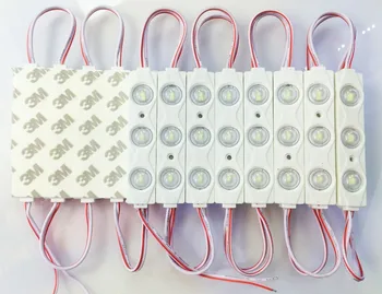 

100pcs super bright 5730 LED Module 12V 1.5W Injection Molding module clear lens waterproof IP65 ,free shipping