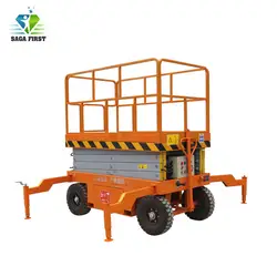 6 м-м 14 m электрическая Мобильная воздушная Рабочая платформа Scissor Lift с CE ISO ROHS