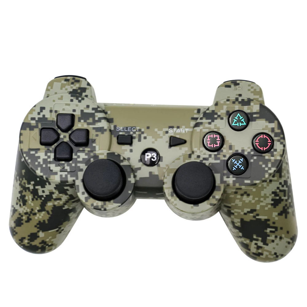 Беспроводной Bluetooth контроллер для sony PS3 геймпад для Play Station 3 джойстик для sony Playstation 3 PC для Dualshock контроллер - Цвет: Type 1 Camouflage