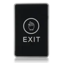 Push Touch Sensor Exit Button Security Access Control System Door Exit Release Button With LED Indicator Light for Home raykube r ds1 wireless door sensor with exit button locked