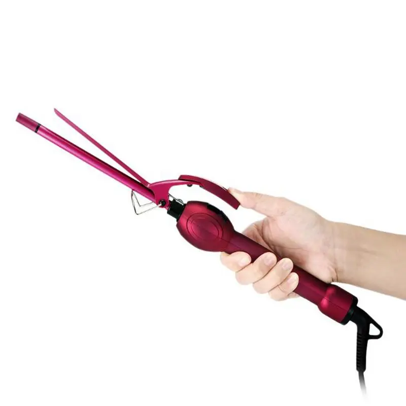 9mm Curling Iron Hair Waver Pear Flower Ceramic Curlers Wand Roller Beauty Salon