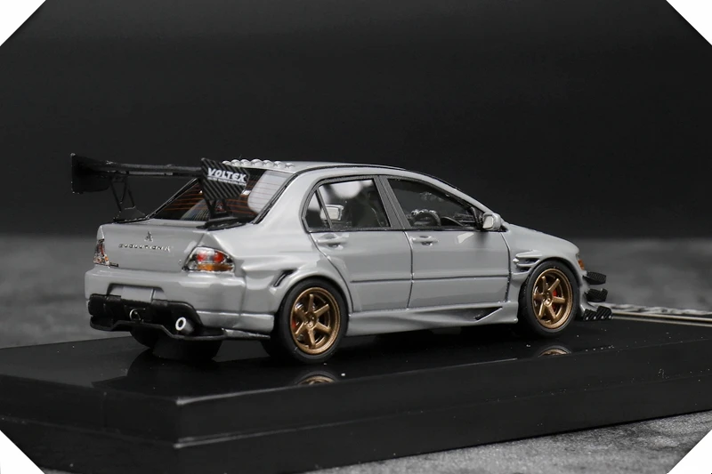 1: 64 весы EVO VII Nine generation модель автомобиля серая Смола высокое моделирование статическое состояние игрушки автомобили модулы изысканный коллекционный подарок