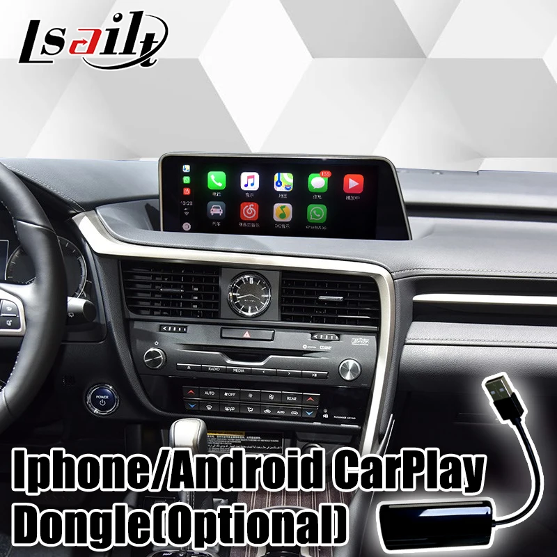 Видеоинтерфейс 4GB Lsailt CarPlay/Android для Lexus RX200t RX350 RX450..2013 2020 с Android Auto YouTube LX570 RC300h|GPS