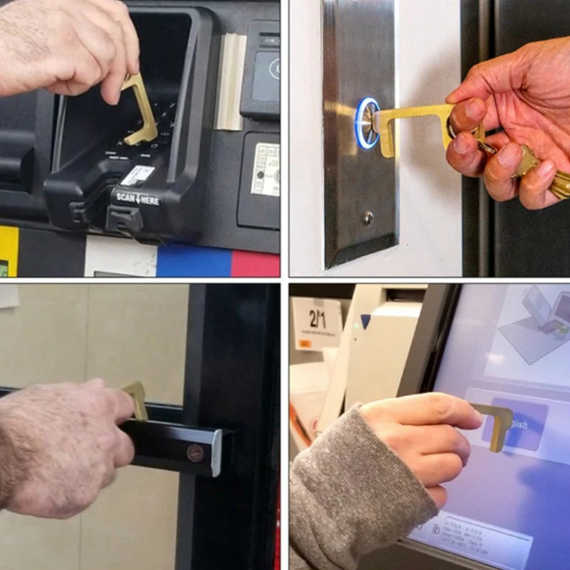 Бесконтактный инструмент для открывания двери слепых кораблей EDC заменяет