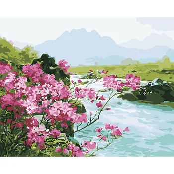 

Safflower Paintings By Numbers DIY Pictures Oil Coloring By Numbers Set Gift Drawing By Numbers Canvas Decor New Arrivals