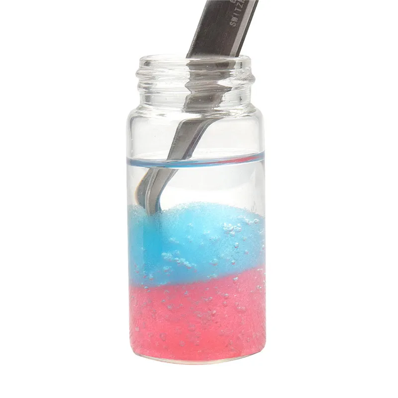 Eyelash Tweezers Cleaner 30ml Eyelashes Tweezers Cleaner with Glue Remover Liquid and Sponge Ball