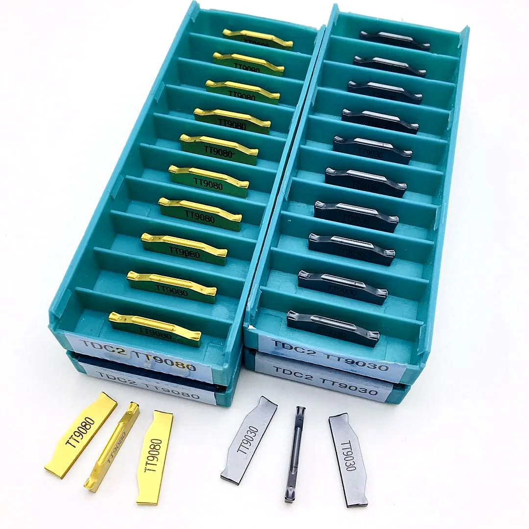 

Grooving tool TDC2 TT9030 TT9080 High quality carbide insert turning tool Cutting grooving tool Metal lathe tool