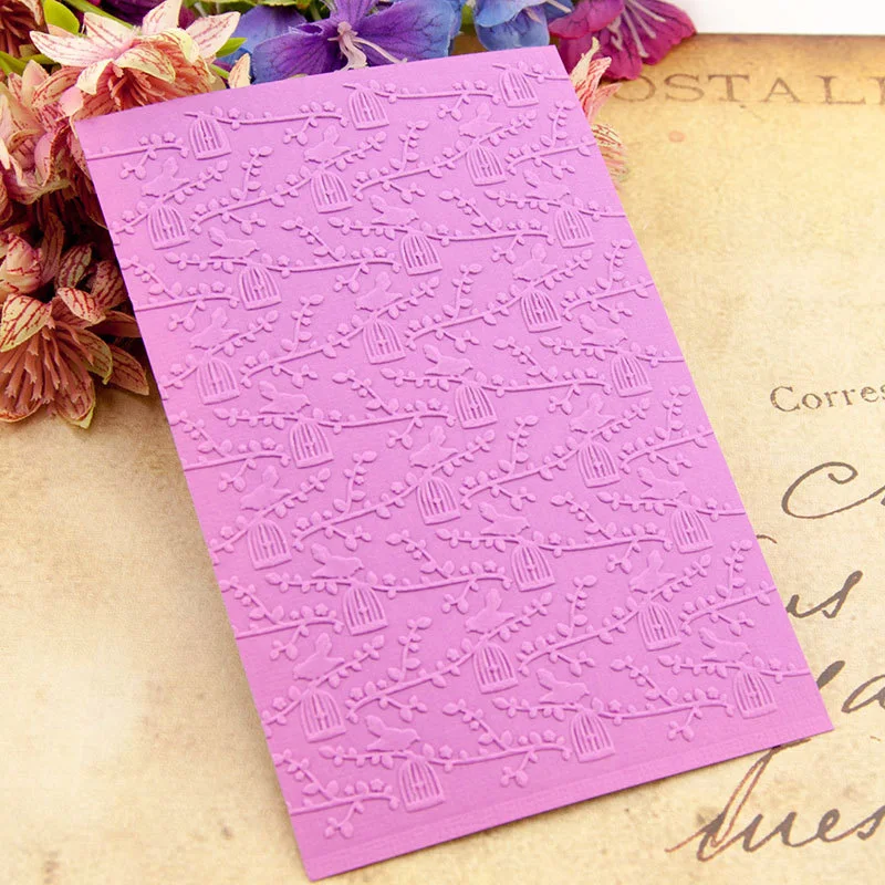 

Bird Nest Tree Embossing Folders New 2019 For Card Making Supplies Paper Craft Supplies Scrapbooking Plastic Embosser Stencil
