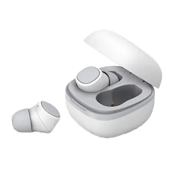 

5.0 true wireless headset with charging compartment Dual talk stereo Earplug Power display call function support music