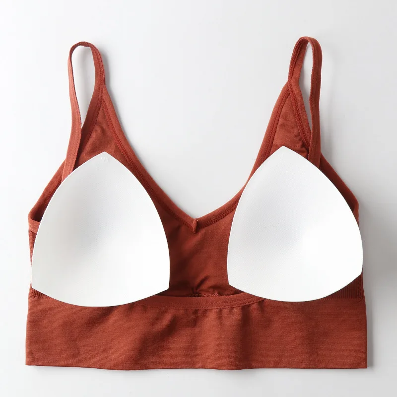 Women Tube Top U Back Crop Top Push Up Bandeau Bra Sexy Lingerie Seamless Underwear Sport Tank Fitness Brassiere