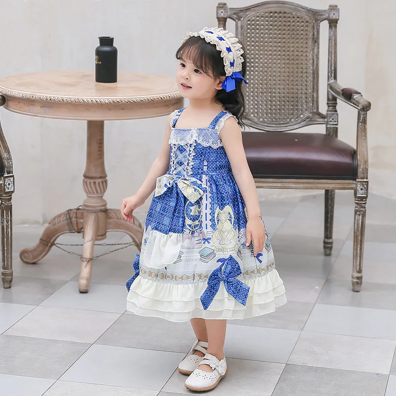 Оригинальное детское платье в стиле &quotЛолита&quot 2020 детская одежда Одинаковая