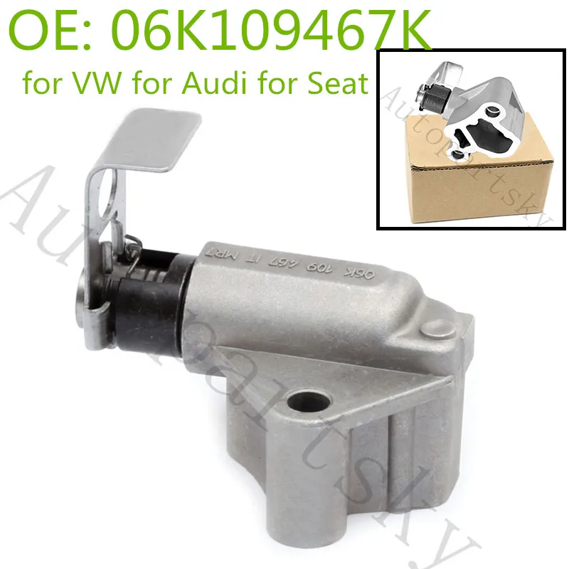Натяжитель цепи ГРМ 06K 109 467 K для Audi A3 A4 VW Beetle GTI Jetta Tiguan 2.0L TSI 08 14 06K109467K K|Компоненты