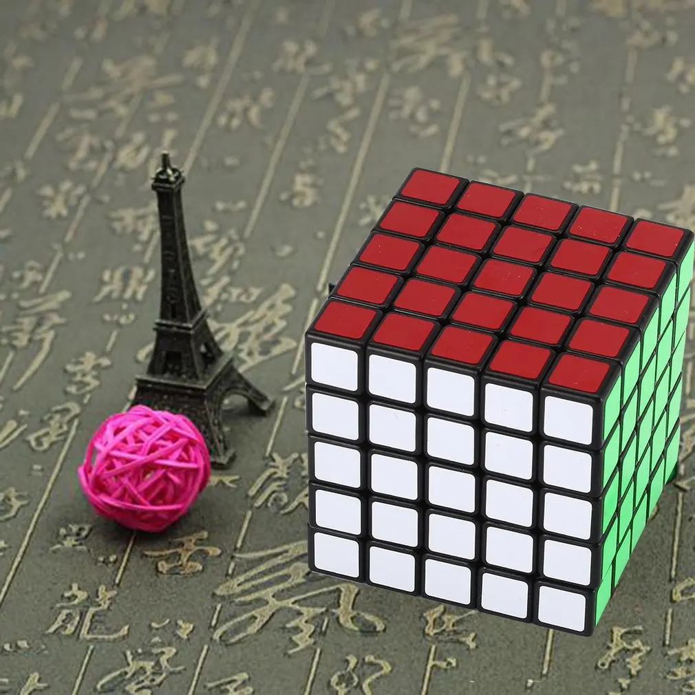 5x5x5 Магическая квадратная головоломка, без наклеек, профессиональная скоростная Магическая квадратная развивающая игрушка для детей