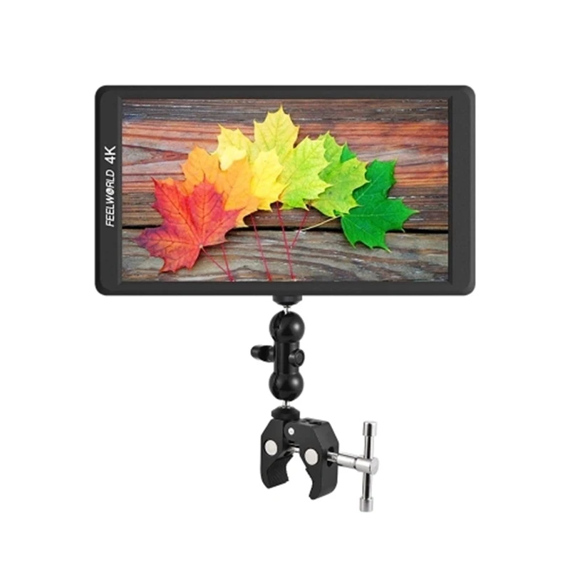 

Feelworld F570 4K 5.7inch Ultra-Thin Portable On-Camera Field Monitor IPS Full HD 1920x1080 Multi-Function Monitor / HDMI Input