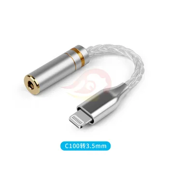 

lightning C100 to 3.5 / 2.5 / 4.4mm adapter For iPhone 7/8 / x Headphone Conversion Cable C100 lossless audio cable