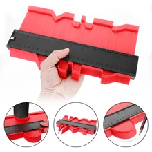 12/14/25/50 cm contorno calibre perfil plástico cópia contorno calibres padrão madeira marcação ferramenta tiling laminado telhas ferramentas