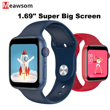 

Y60 Meawsom 1.69 Inch Screen Body Temperature Men Women Smart Watch Health Monitoring Heart Rate Smartwatch For Andorid Music