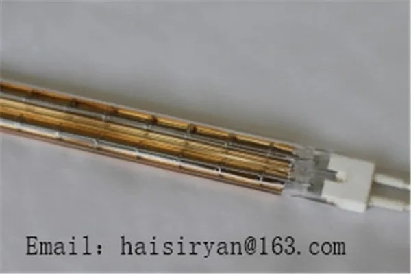 

Infrared ruby quartz halogen heating lamp 590mm, voltage110v/220v, power 300/350/400w