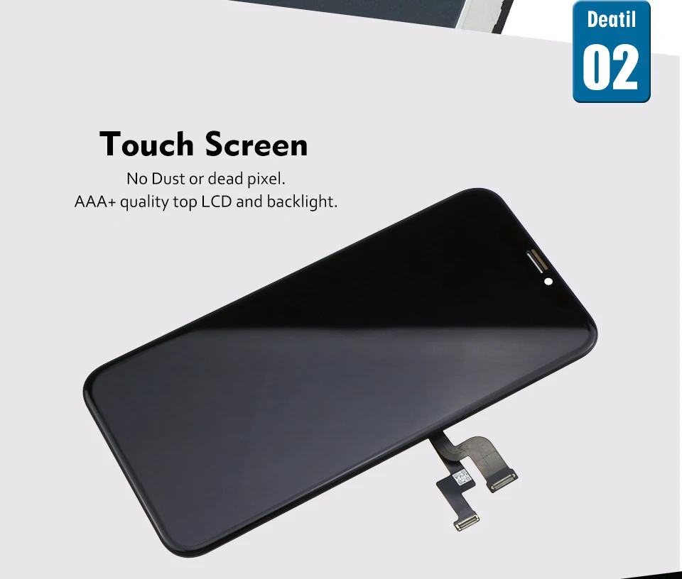 3 шт./lotAAA+++ для iPhone X OLED TFT ЖК-экран с 3D сенсорным дигитайзером сборка без битых пикселей Замена дисплея