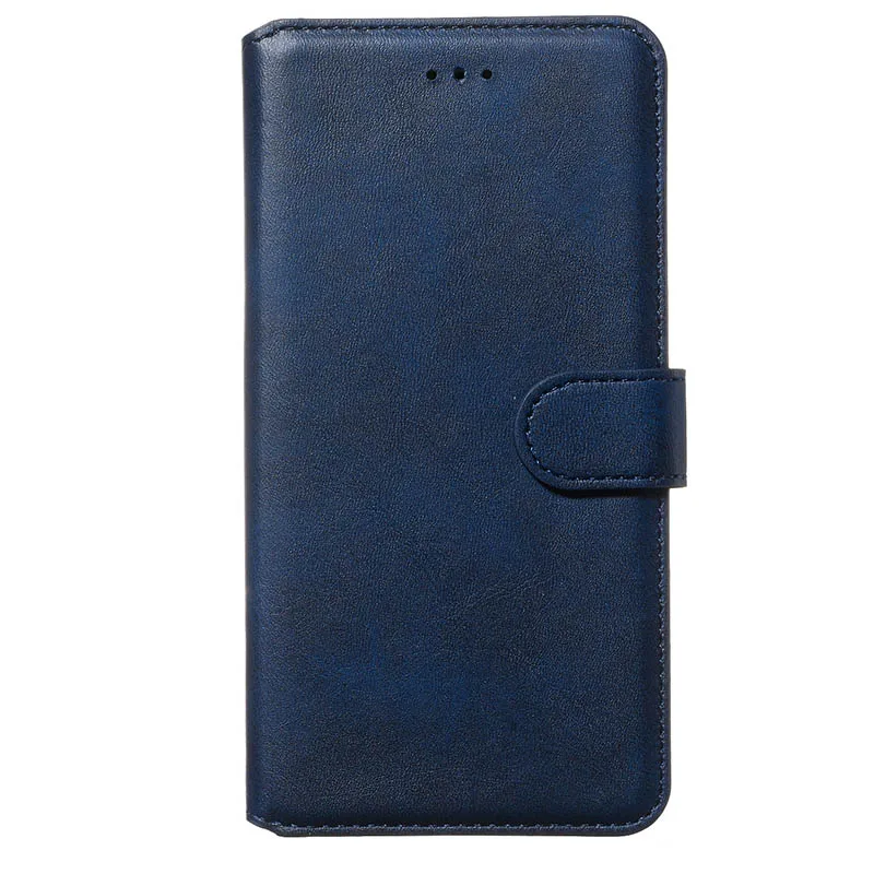 Blue Кожаный чехол-книжка в стиле "Ретро Чехол Для samsung Galaxy Note 10 Pro 9 8 A5 A520F A8 A7 A6 чехол-сумка для телефона с держатель для карт и кармашками для карточек - Цвет: Blue
