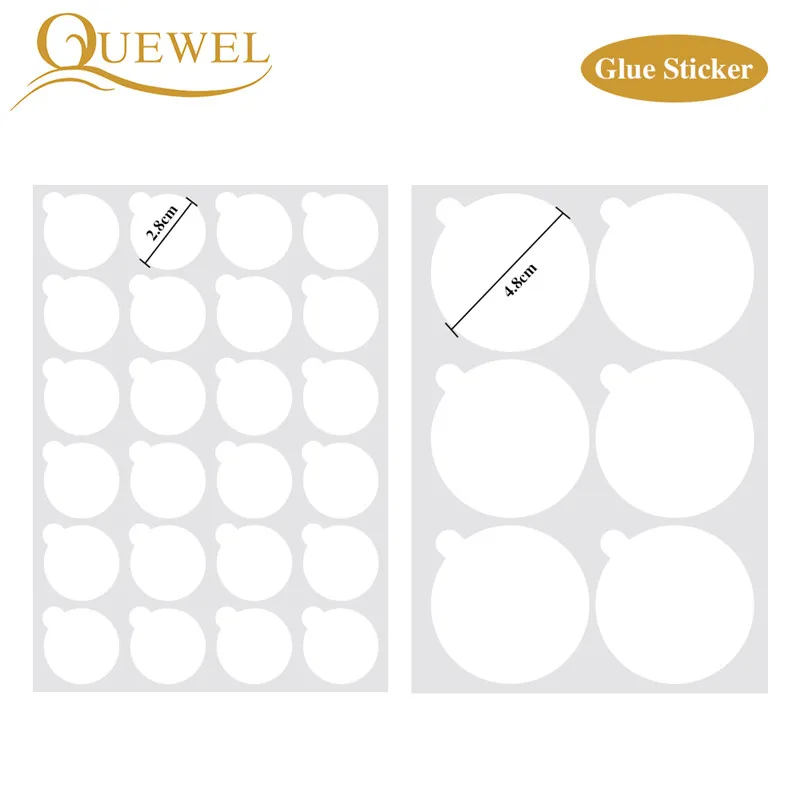 

Disposable Eyelash Glue Holder Eyelash Extension Paper Sticker Pads Lash Glue Pallet Stand on Eyelash Patches Glue Holder Pallet