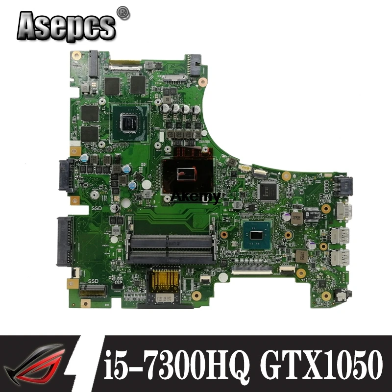 Akemy GL553VD материнская плата для ноутбука For Asus ROG GL553VE GL553V FX53VD ZX53V оригинальная i5-7300HQ