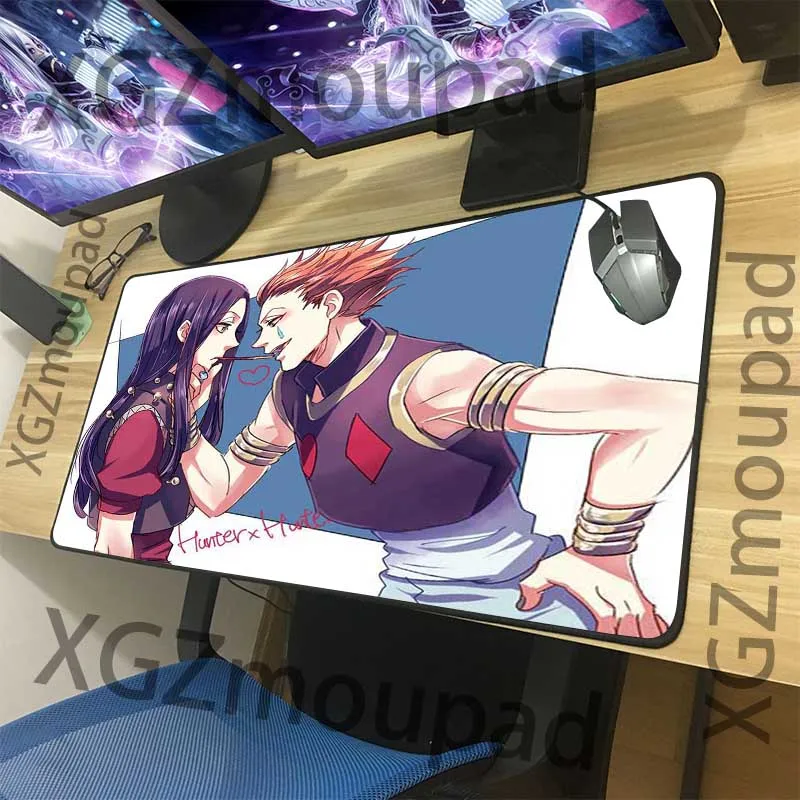 Большой Настольный коврик XGZ Hunter Hisoka для игровой мыши резиновый нескользящий Lol