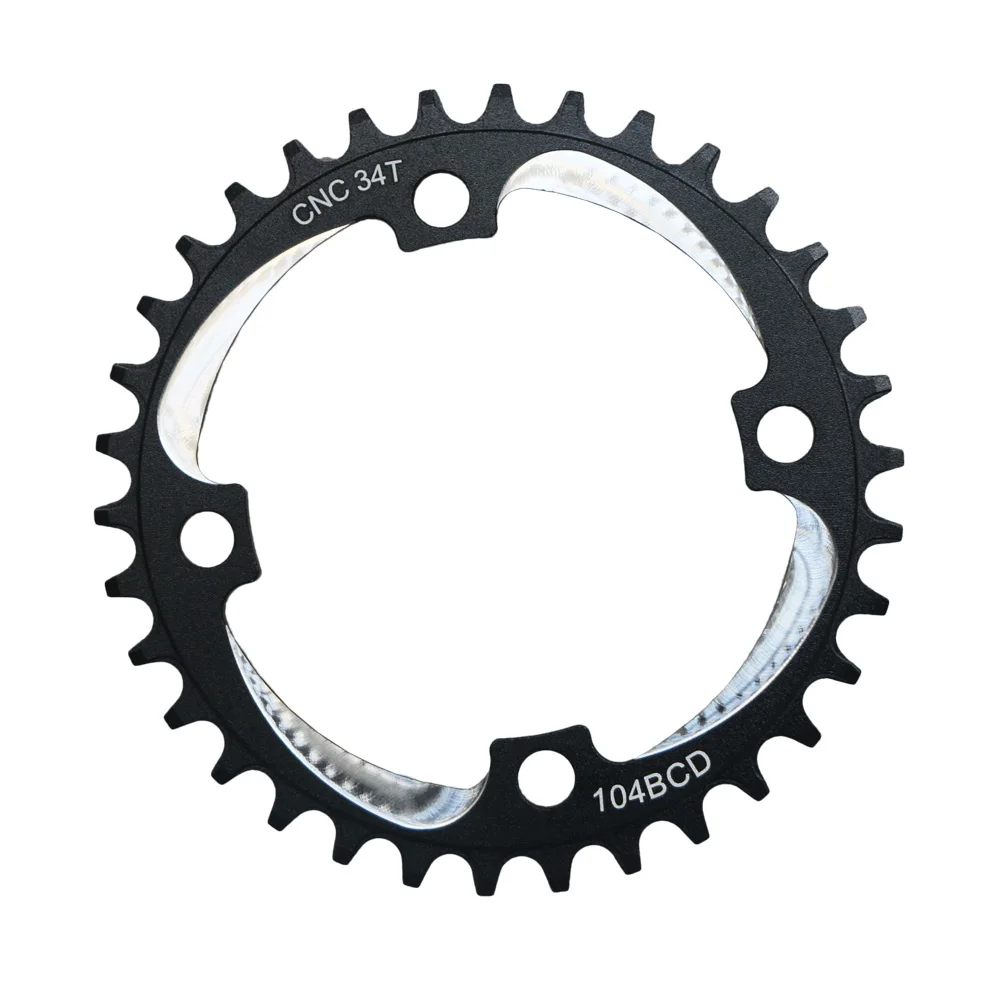 104BCD Bicycle Crank Chainring Round 32T 34T 36T 38T 40T 42T Tooth Plate Narrow Wide ChainWheel 104 BCD MTB Bike Chain ring