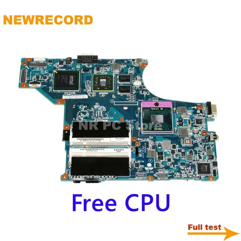 NEWRECORD For Sony vaio VGN-SR Laptop motherboard A1555331A A1703240A MBX-190 1P-0084100-A011 free CPU DDR2 full test main board |