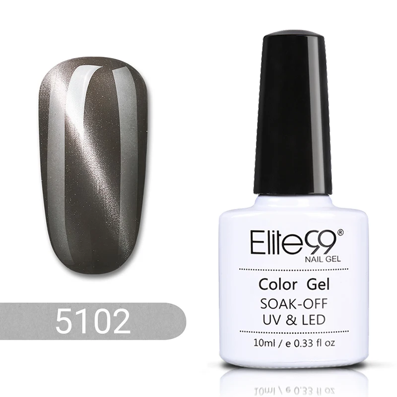 5102 Elite99 Magnetic Gel Nail Polish 10ml Wine Red Cat Eye Nail Art Gel Soak Off UV LED Gel Varnish Soak Off UV LED Nail Art Gel - Цвет: 5102