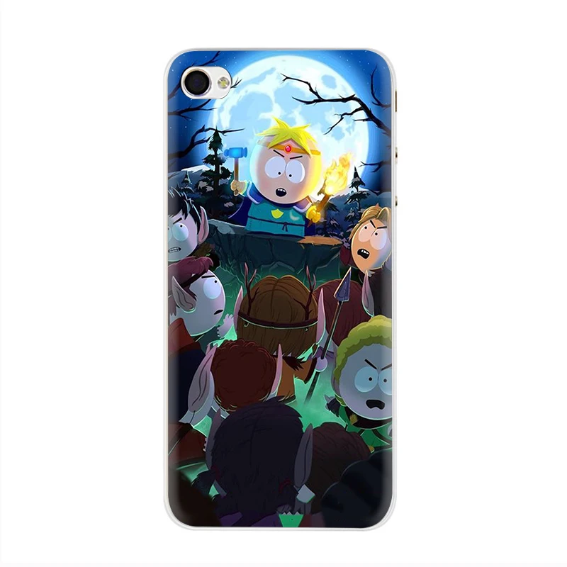 T4 EWAU аниме Southpark мягкий силиконовый матовый чехол для телефона чехол для iPhone 5 5S SE 6 6s 7 8 plus X XR XS Max 11 Pro Max - Цвет: T4