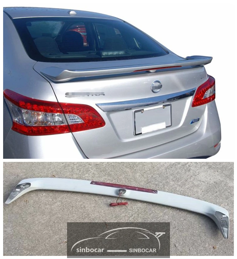 Paint Deflector Spoiler Rear Lip Wing ABS For 2013 2014 2015 2016 2017