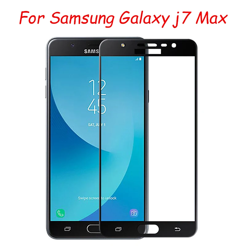 3D закаленное стекло для Samsung Galaxy J7 Max полное покрытие 9H Защитная пленка экрана J7Max
