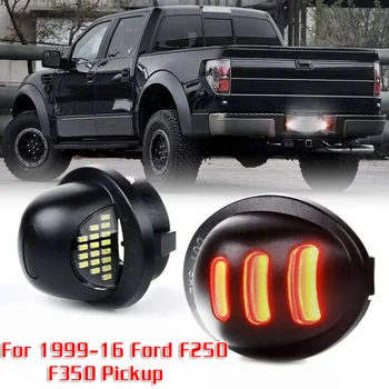 

Replacement License Plate Light For Ford F150 F250 F350 99-16 Left+Right RED SMD License