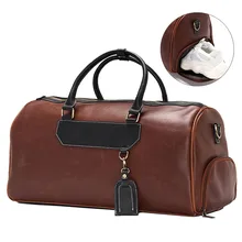 Дорожная сумка из искусственной кожи, мужская коричневая сумка для фитнеса, женская обувь, спортивная сумка на плечо для хранения, Tas Sac De Sport, Спортивная уличная спортивная сумка B156